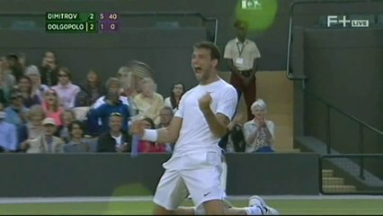 Grigor Dimitrov vs Alexandr Dolgopolov   6-7(3), 6-4, 2-6, 6-4, 6-1