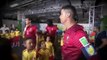 Cristiano Ronaldo hugs brazilian children before World Cup match against Ghana