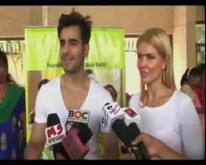 Jhalak contestants dance class for NGO kids