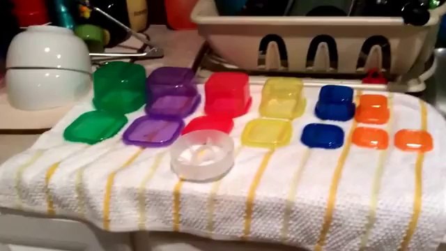 Day 1 continued - 21 Day Fix - meals - making oatmeal banana almond cranberry cookies