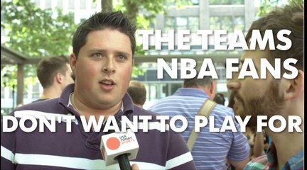 Ask NBA fans: What team would you not want to be drafted by?
