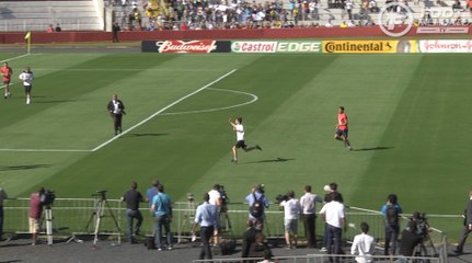 Le slalom victorieux d'un streaker à l'entraînement des Bleus !