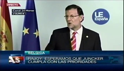 Felicita Rajoy a Jean-Claude Juncker, nuevo presidente de CE