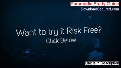 Paramedic Study Guide Reviews (See my Review)