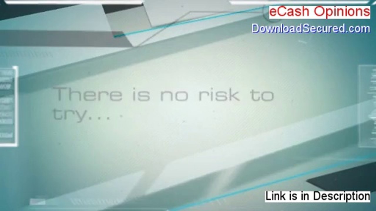 eCash Opinions Reviews - Watch my Review 2014