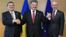 Ukraine signs EU pact amid Russia's ire