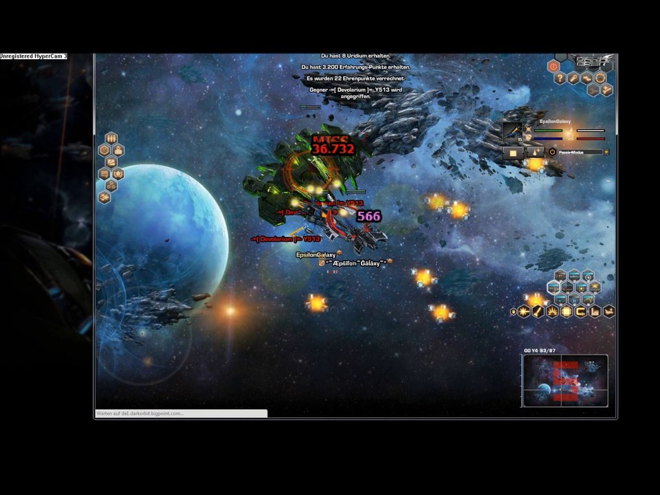 Browser Game -- Darkorbit Staffel 1 Part 57 German