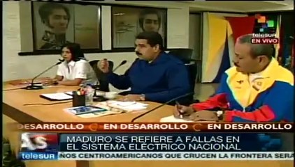 Servicio eléctrico se ha restablecido en 90% en Zulia: Maduro