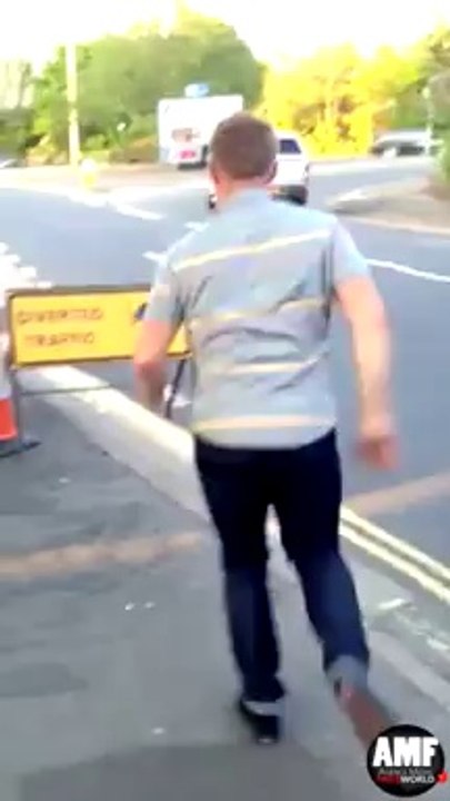 Jump over sign Fail