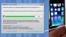 Télécharger iOS 7.1.1 Jailbreak gratuites iPhone iPad iPod évasion 1.0.8 Outil