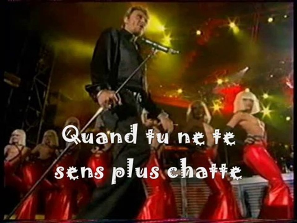 JOHNNY HALLYDAY - QUE JE T'AIME (Live à la Tour Eiffel 2000)