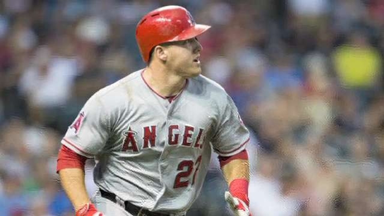 Mike Trout Smacks Record Breaking Homer