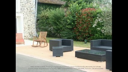 Création d'une terrasse en bois composite