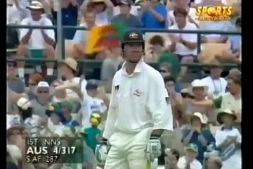 Allan Donald hostile spell to the Waugh brothers, 2nd test SCG 1997_98