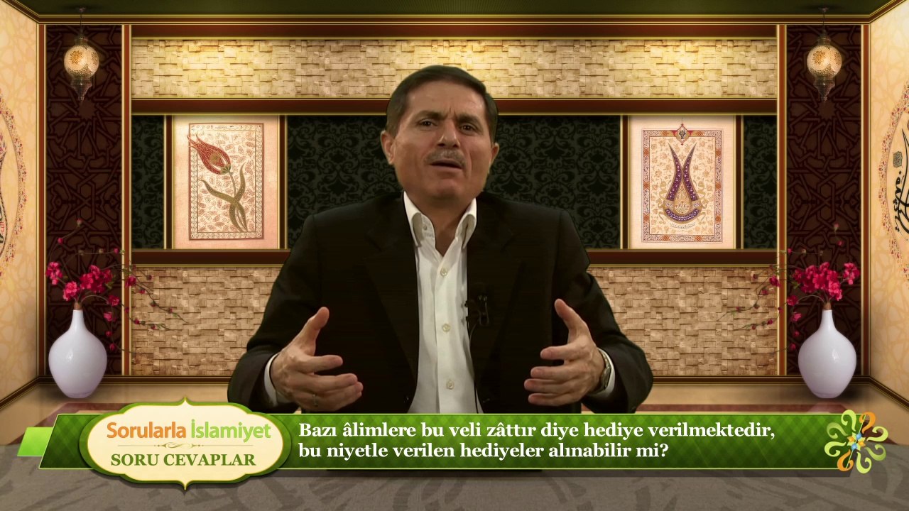 Bazı Âlimlere bu veli zattır diye hediye verilmektedir, bu niyetle verilen hediyeler alınabilir mi?