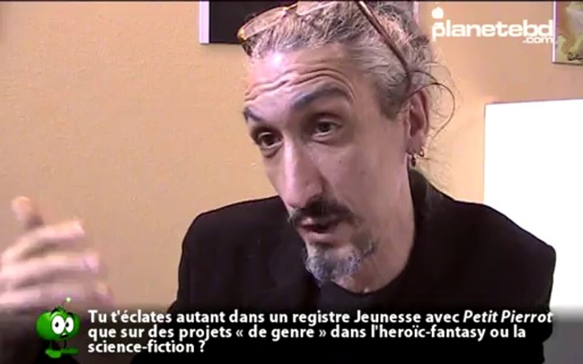 Alberto Varanda en interview sur planetebd.com