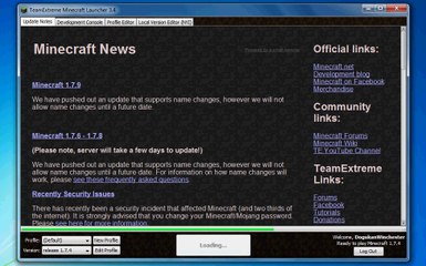 Minecraft Team Extreme Launcher 3.4 Hatası