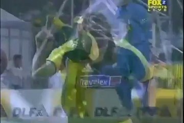 Brett Lee exposes Virender footwork Sehwag_x264