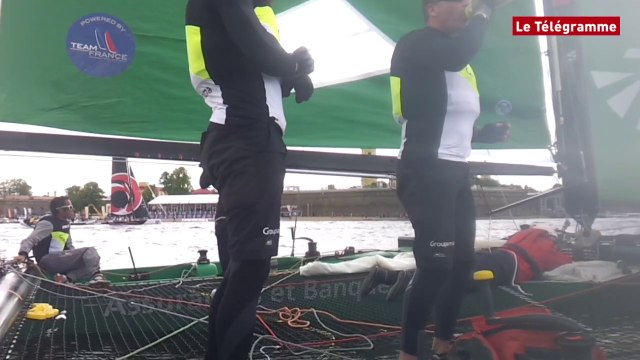Voile. Extreme40 à Saint-Petersbourg : à bord avec Cammas