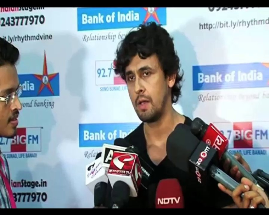 Sonu Nigam at RD Burmans birthday celebrations