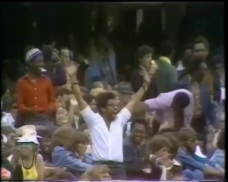 Andy Roberts 10 wickets vs England 2nd test 1976
