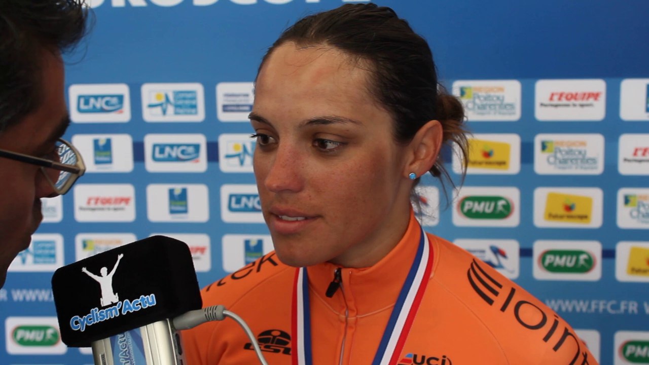 Chpt de France - Futuroscope - Fanny Riberot 3e et médaille de bronze de la course sur route