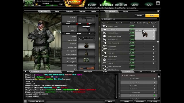 PlayerUp.com - Buy Sell Accounts - Selling my Combat Arms North America account SOLD(1)