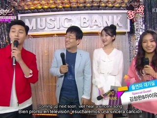 IU Spain | {27/06/2014} Music Bank___ ChangWan and IU cut__ (Sub español__ Sub english)