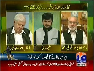 Jirga on Geo News (Aftab Ahmad Khan Sherpao Exclusive..) – 28th June 2014