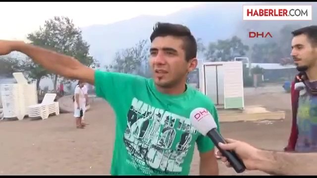 Adrasan Turizm Bölgesinde Orman Yangını