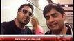 Mika Singh & Abrar Ul Haq at heathrow airport