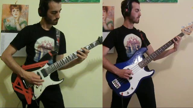 Muscle Museum - Muse Guitar, Bass & Piano with Guitar Solo