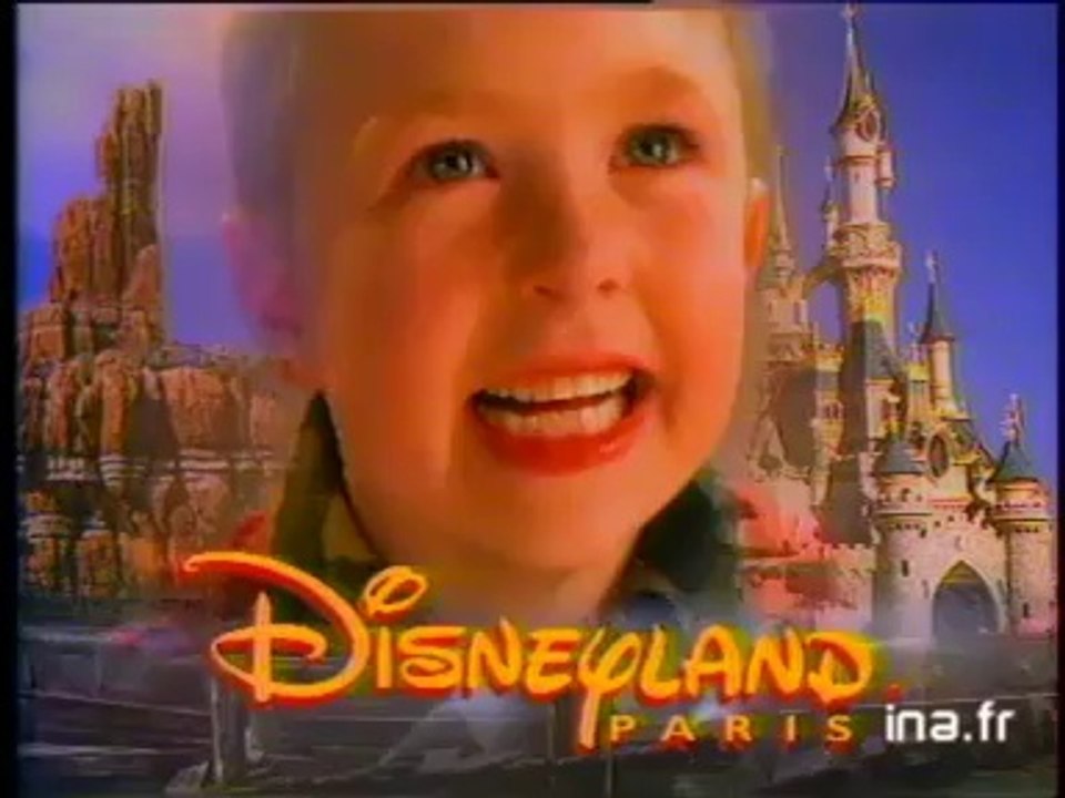 PUB (1994) Rien que d'y penser, ça fait rêver, Disneyland Paris 1