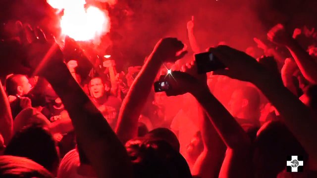 GROBARI I ŠAMPIONI ISPRED PIONIRA !! LUDNICAAAA !! 21.06.2014