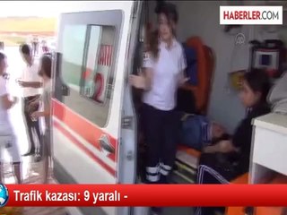 Kırıkkale'de Trafik Kazası: 9 Yaralı