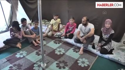 Çadır kentlerde ramazanın ilk iftarı -