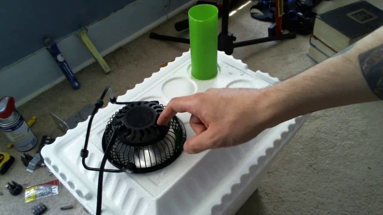 My $10 DIY Styrofoam Air Conditioner