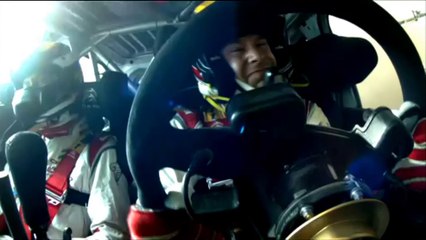 Ride with Ostberg as he flips his car