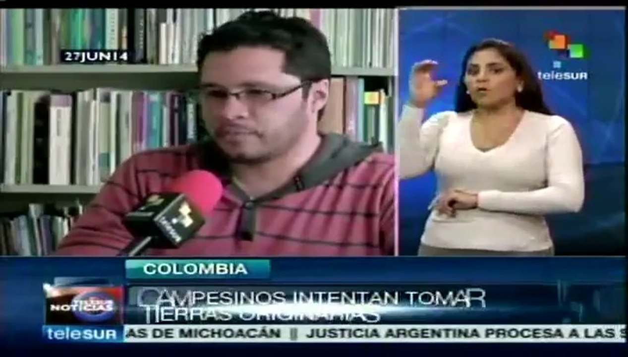 Luchan campesinos colombianos para recuperar tierras arrebatadas