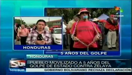Con su poder de compra hecho añicos, hondureños conmemoran el "putsch"