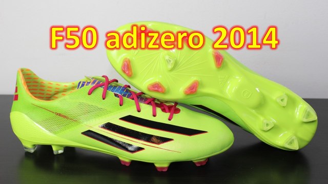 Adidas F50 adizero 2014 Solar Slime - Unboxing + On Feet