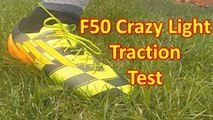 Adidas F50 adizero Crazy Light VS F50 adizero 2014 - Traction Test