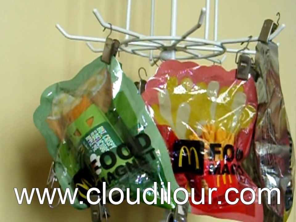 Mcdonald's 3D Food Magnet 2013 Complete Set + Special, 7pcs