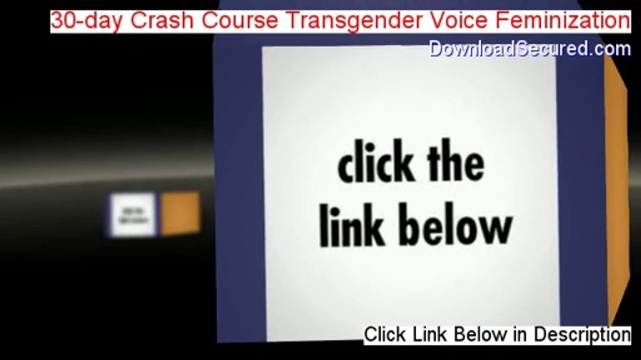 30-day Crash Course Transgender Voice Feminization Download - Free of Risk Download (2014)