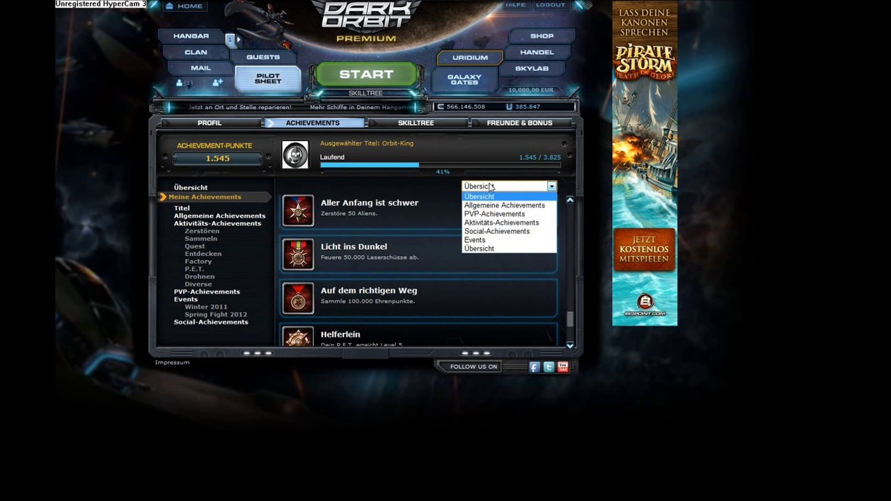 Browser Game -- Darkorbit Staffel 2 Part 87 German