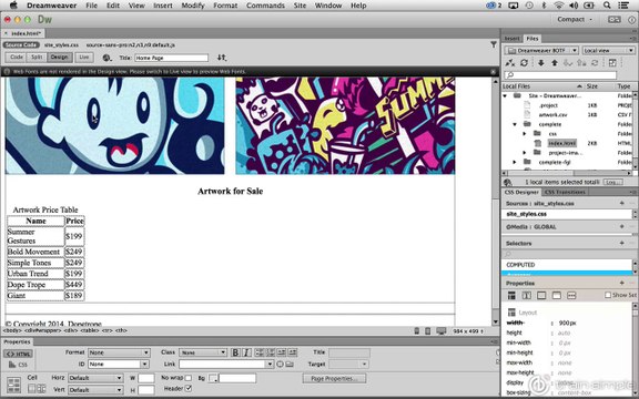 Creating Tables Making Tables Accessible