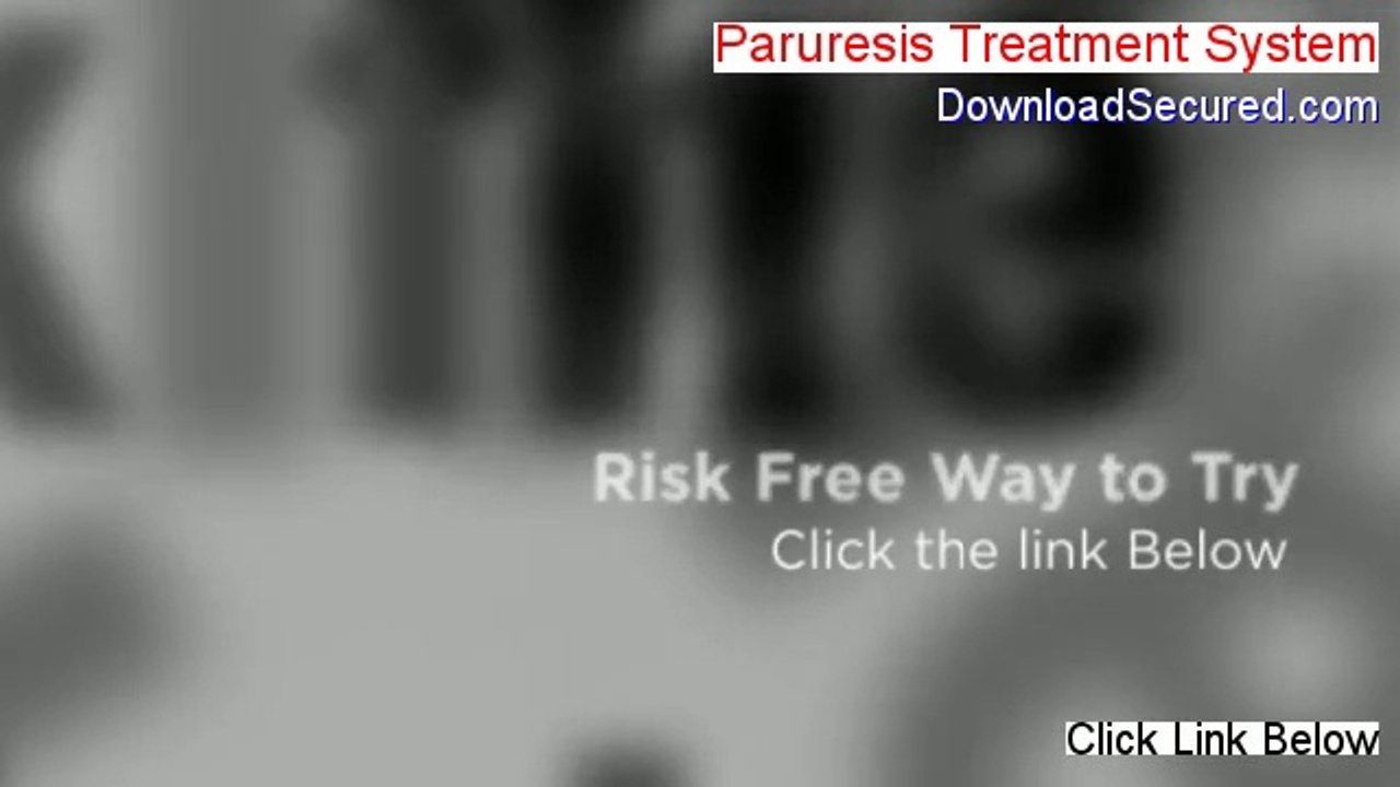 Paruresis Treatment System PDF [Instant Download]