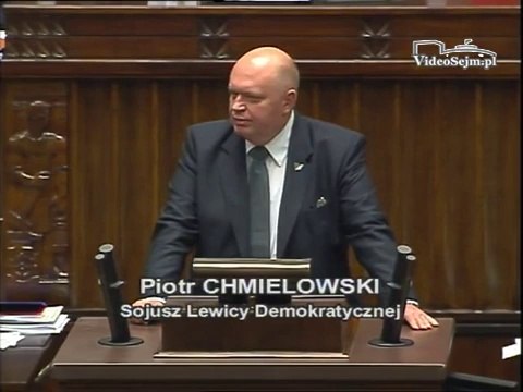 Poseł Piotr Chmielowski - Wystąpienie z dnia 26 czerwca 2014 roku.