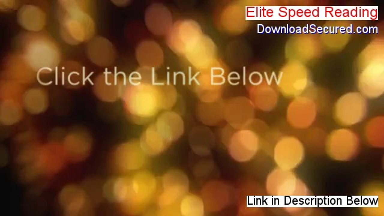 Elite Speed Reading Reviewed [elite speed reading]