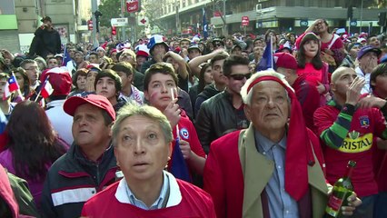 Mondial-2014: cris de joie au Brésil, larmes au Chili